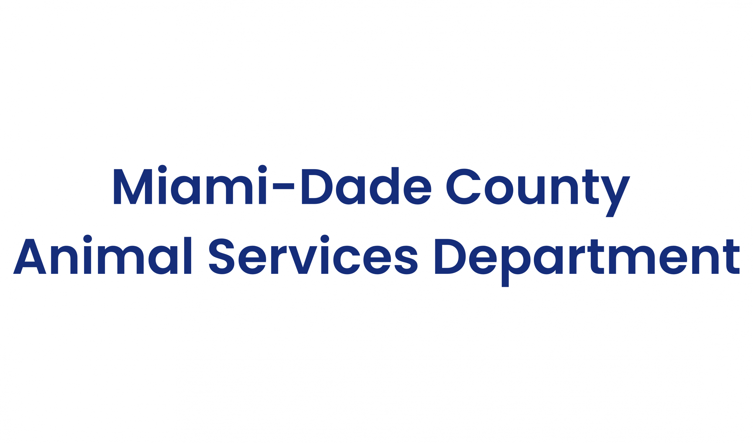 Miami-Dade County Animal Services Department