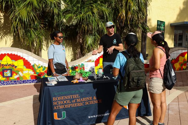 Miami Community ResilientSea Project team engaging with the community