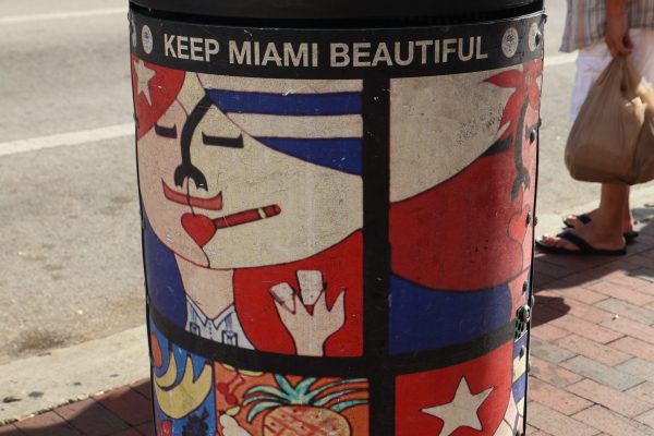 City of Miami trash can